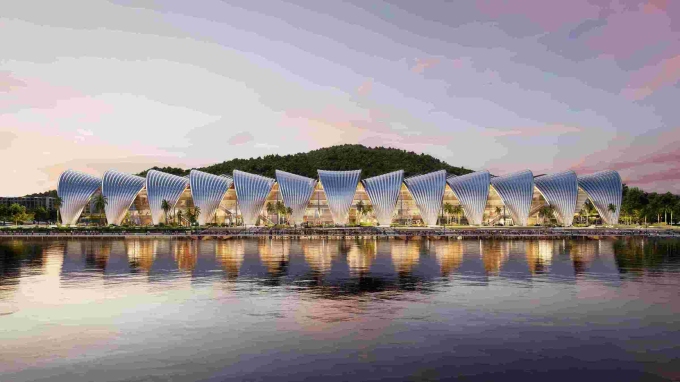 Trung t&acirc;m hội nghị v&agrave; Triển l&atilde;m APEC 2027 - nơi sẽ diễn ra show diễn biểu tượng của Sun Group v&agrave; Dragone. Ảnh: Sun Group